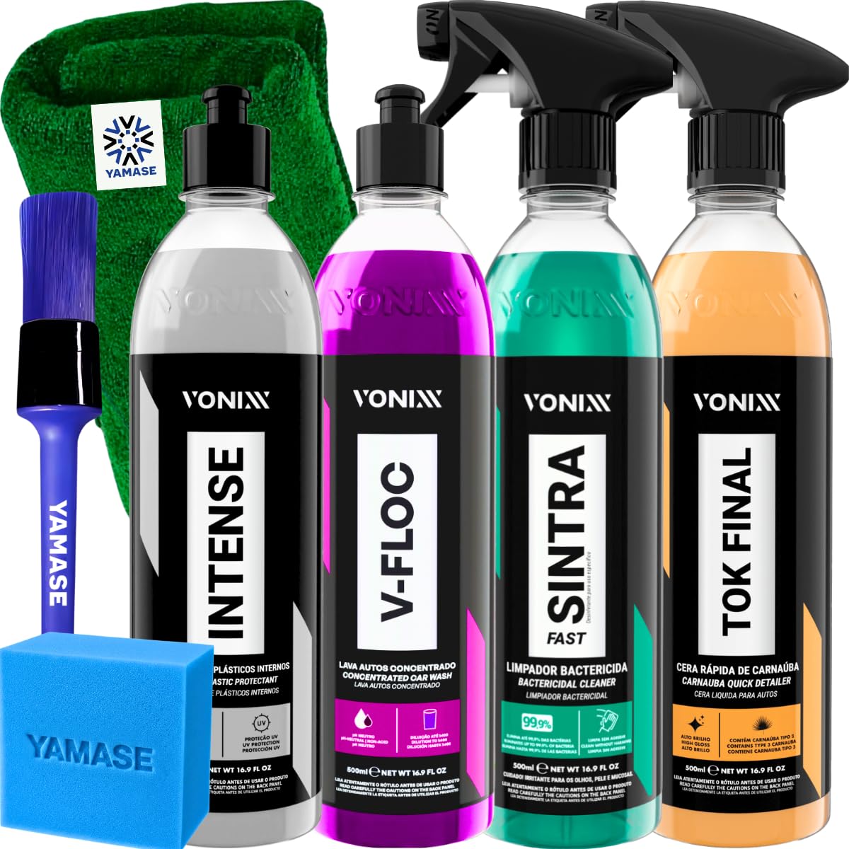 Limpeza Automotiva Completa Shampoo V-floc Revitalizador Intense